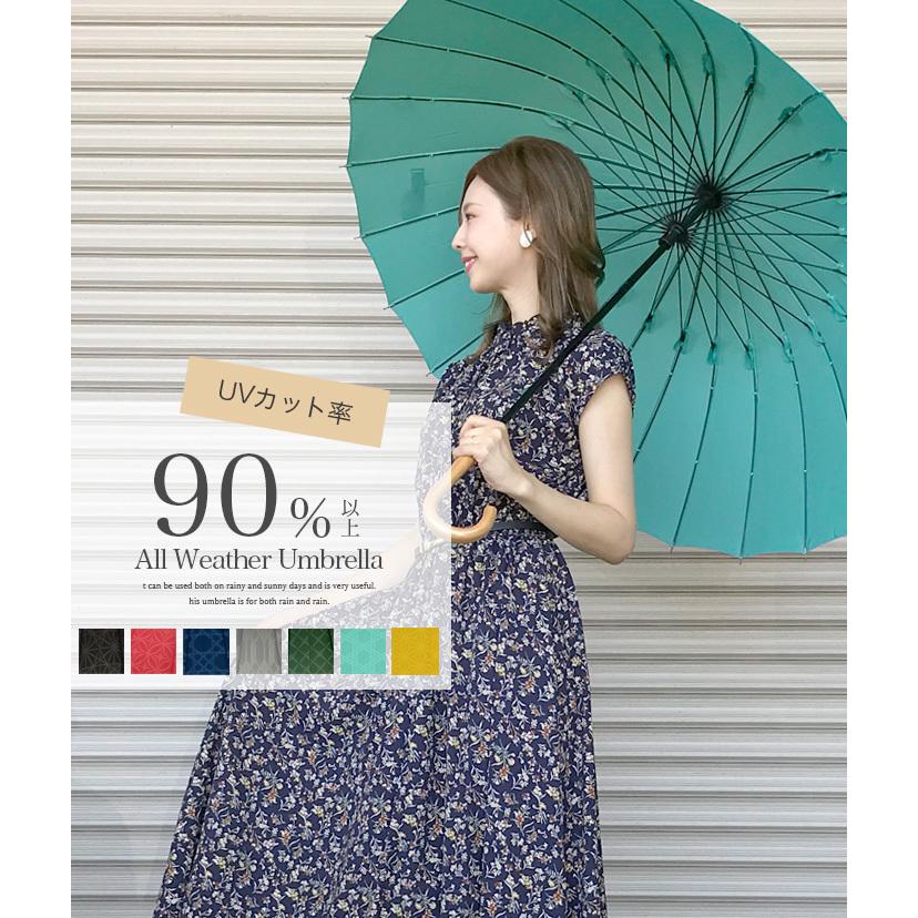 mabu（マブ） 傘 レディース かさ 雨傘 メンズ おしゃれ 24本骨 60cm