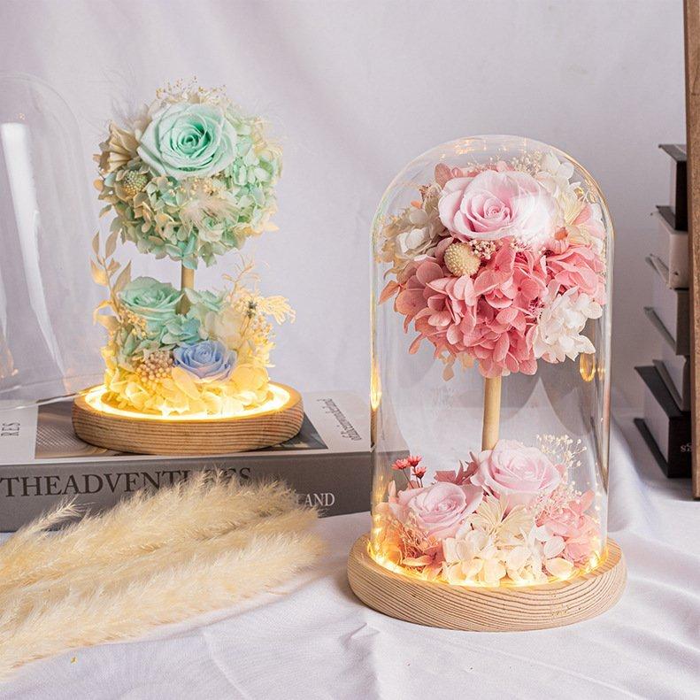 ギフト プレゼント誕生日 告白 本物 花 バレンタ きれいめ キラキラ光る デコレーションガラス 装飾品 バスローブ カラー ライトブルー Vest Doctum Edu Br