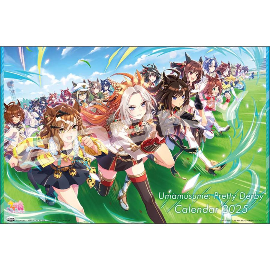 ウマ娘 つながるカレンダー2025年 未開封 Cygames、「ウマ娘 プリティーダービー 2025 年つながる!卓上