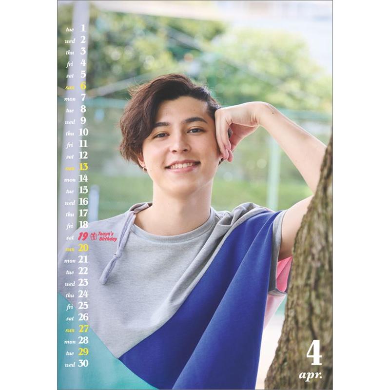 残りわずか!!】卓上 森田桐矢 2025年カレンダー 25CL-0328 : ピジョン