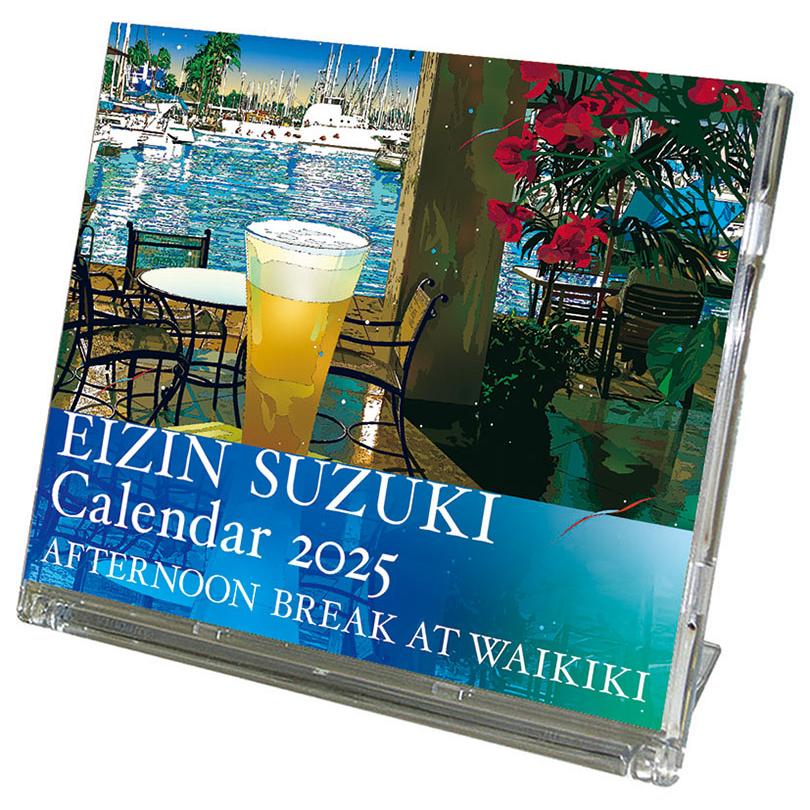 残りわずか!!】卓上 鈴木英人 2025年カレンダー 25CL-0482