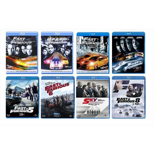【新品】ワイルド・スピード ブルーレイ8本セット 特典CL付】新品 ワイルド・スピードシリーズ 8点セット / (Blu