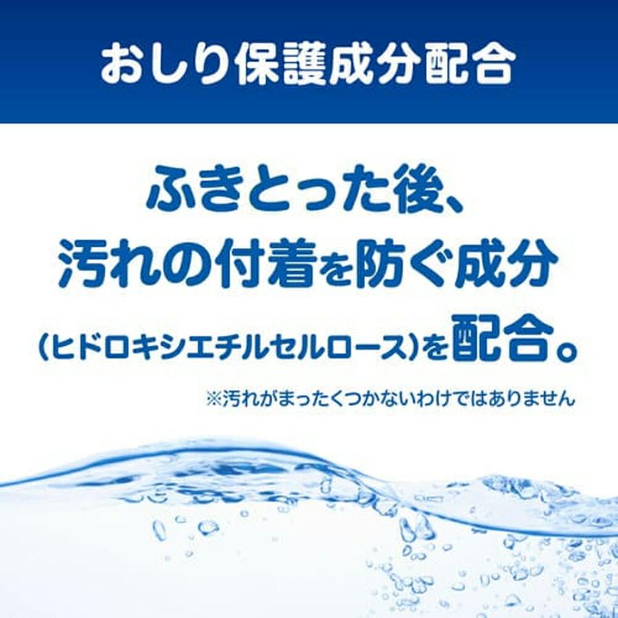 ピジョン pigeon トイレに流せるおしりナップ ふんわり厚手 72枚入×2個パック 0ヵ月〜 体拭き 詰め替え ベビー用品 おしりふき お尻拭き｜pigeon-shop｜03