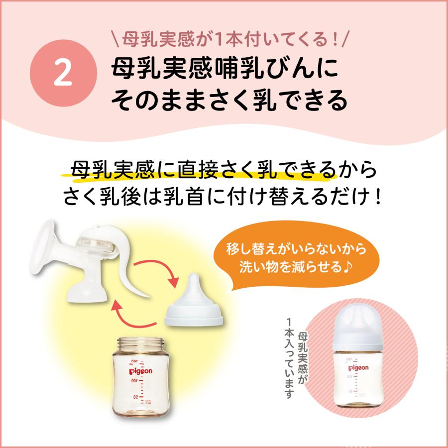 Pigeon（ピジョン） はじめてさく乳セット（手動） 0ヵ月〜 母乳