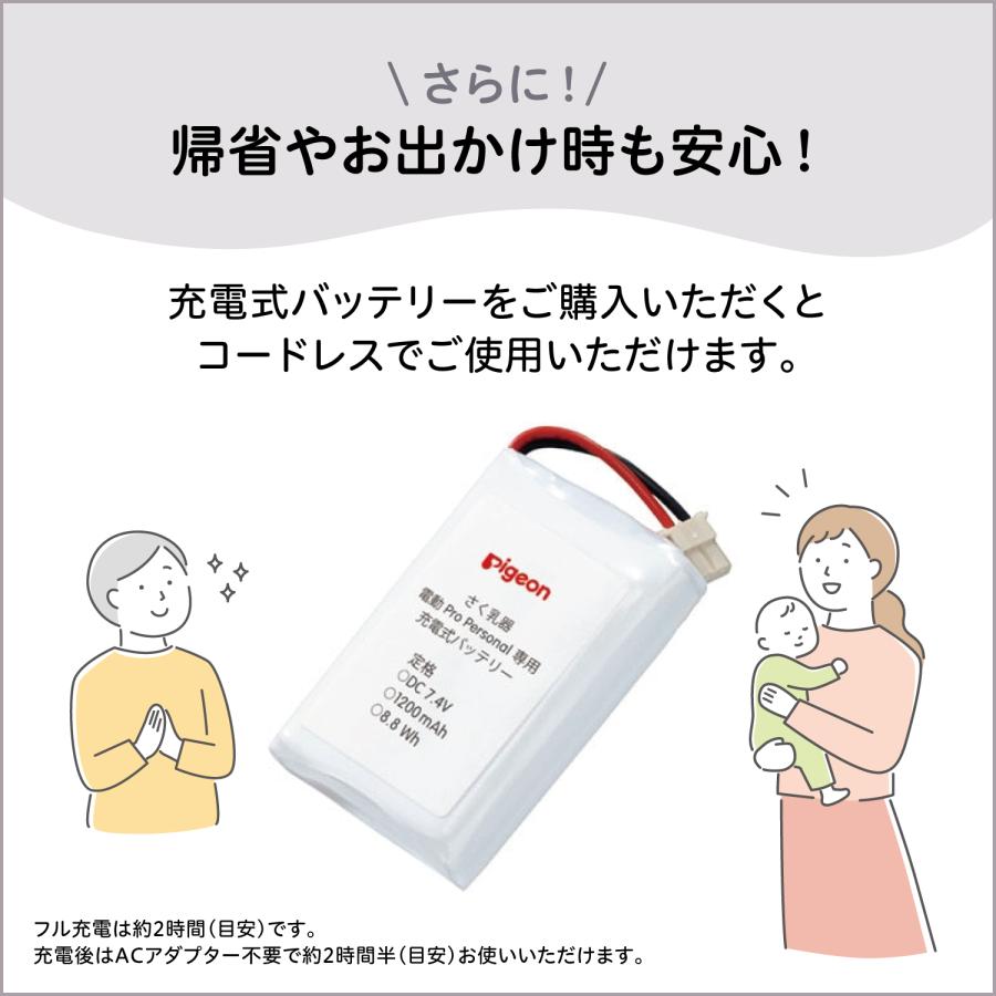 Pigeon（ピジョン） はじめてさく乳セット（電動置き型・片胸） 搾乳機
