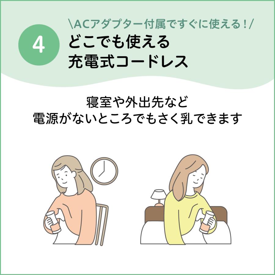デザインを選べる！はじめてさく乳セット（電動） 搾乳器 さく乳器 搾乳機 さくにゅうき ベビー ベビー用品 赤ちゃん 出産祝い ピジョン pigeon_14