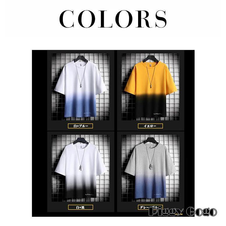 モフマヌル新作　薄手グラデーション Tシャツ サクラスタイル別注 湧き上がる桜窯染めグラデーション半袖T