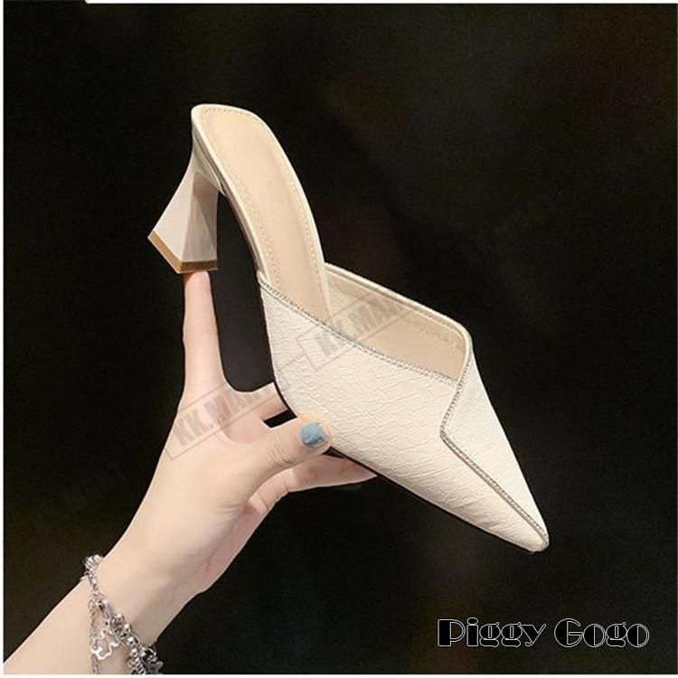 ミュール パンプス サンダル レディースヒール ポインテッドトゥ ミュール パンプス サンダル レディースヒール ポインテッドトゥ
