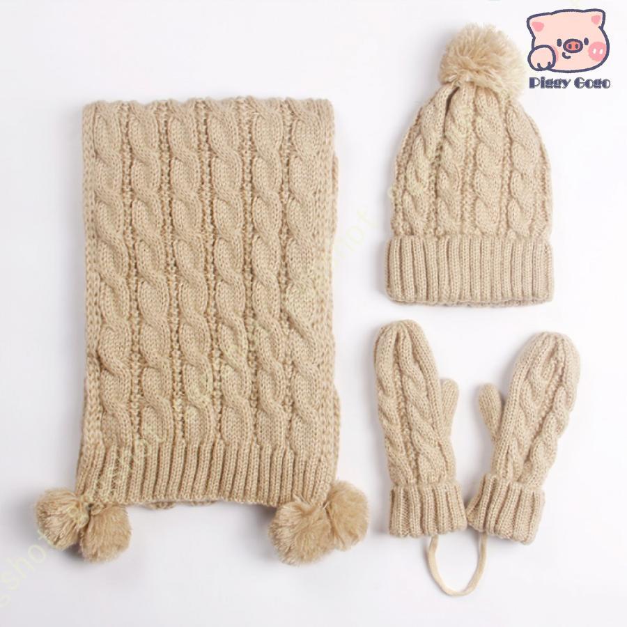 ニット帽子 マフラー 手袋 レディース 3点セット 冬アイテム