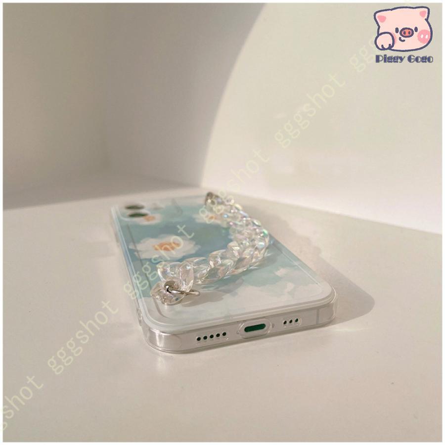 iPhone SEケース 第2世代対応 TPU シリコンケース 花柄 韓国