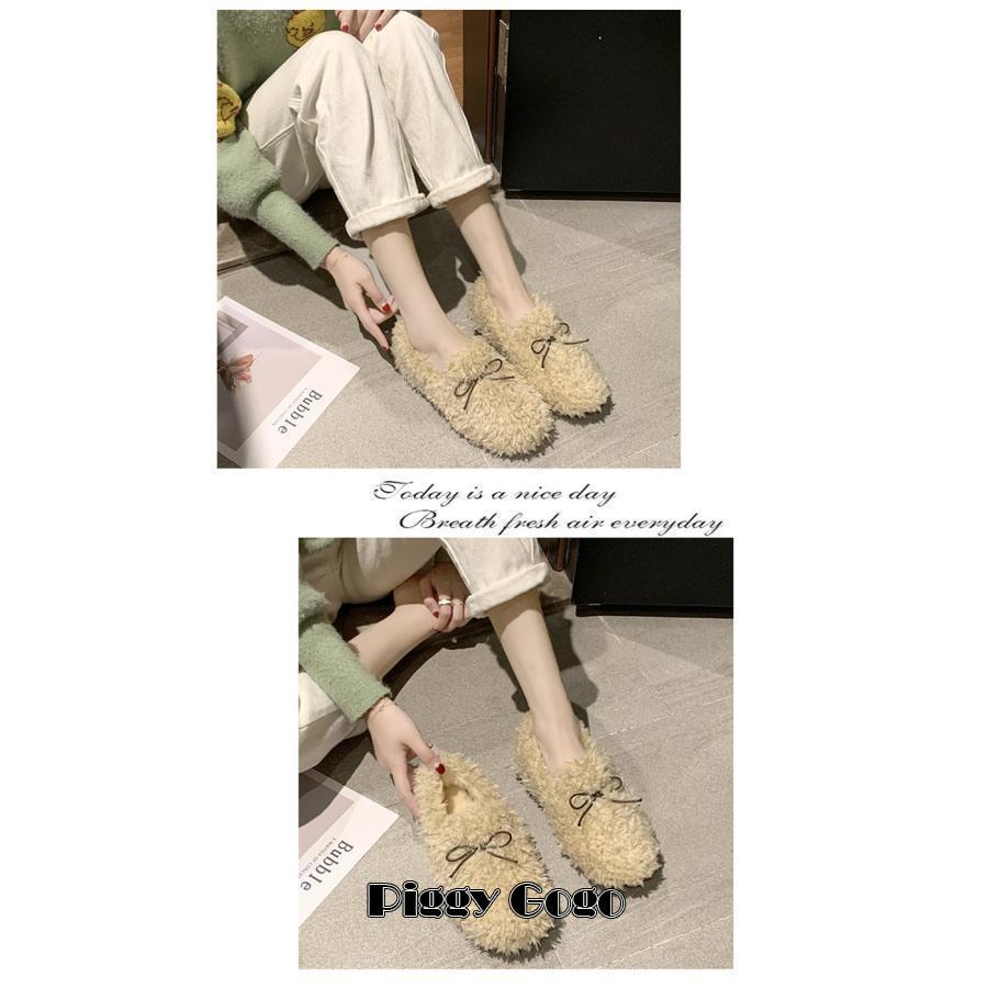パンプス モカシン レディース ボア ふわふわ もこもこ 靴 パンプス モカシン レディース ボア ふわふわ もこもこ 靴