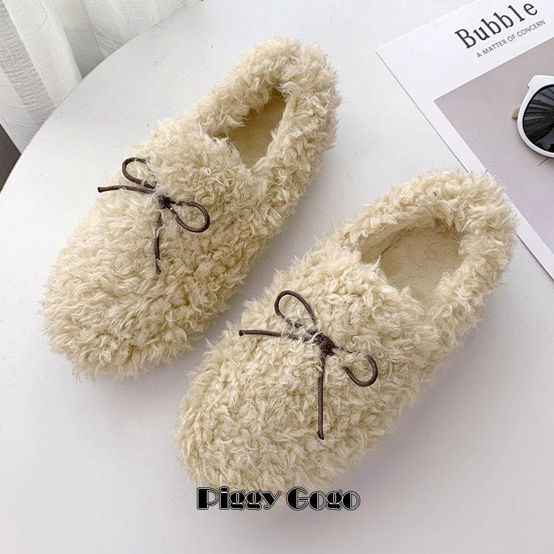 ohga ボアパンプス 36.5 モコモコ フラットシューズ ボアフラットパンプス｜J'aDoRe JUN ONLINE OUTLET｜ジャドール