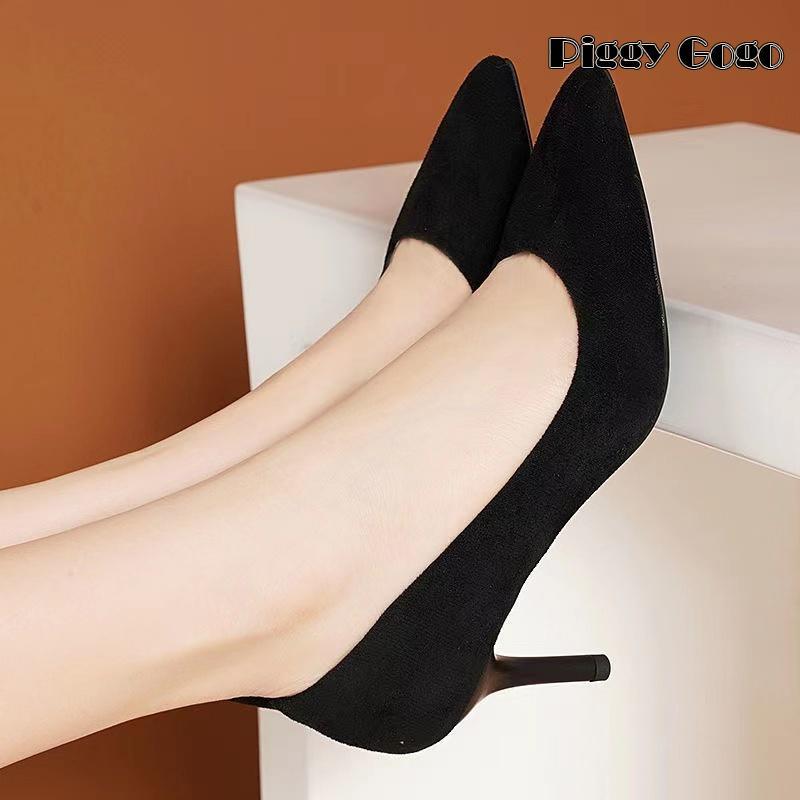 レディースパンプス 7センチヒール シンプル 5cm 9cm 通勤