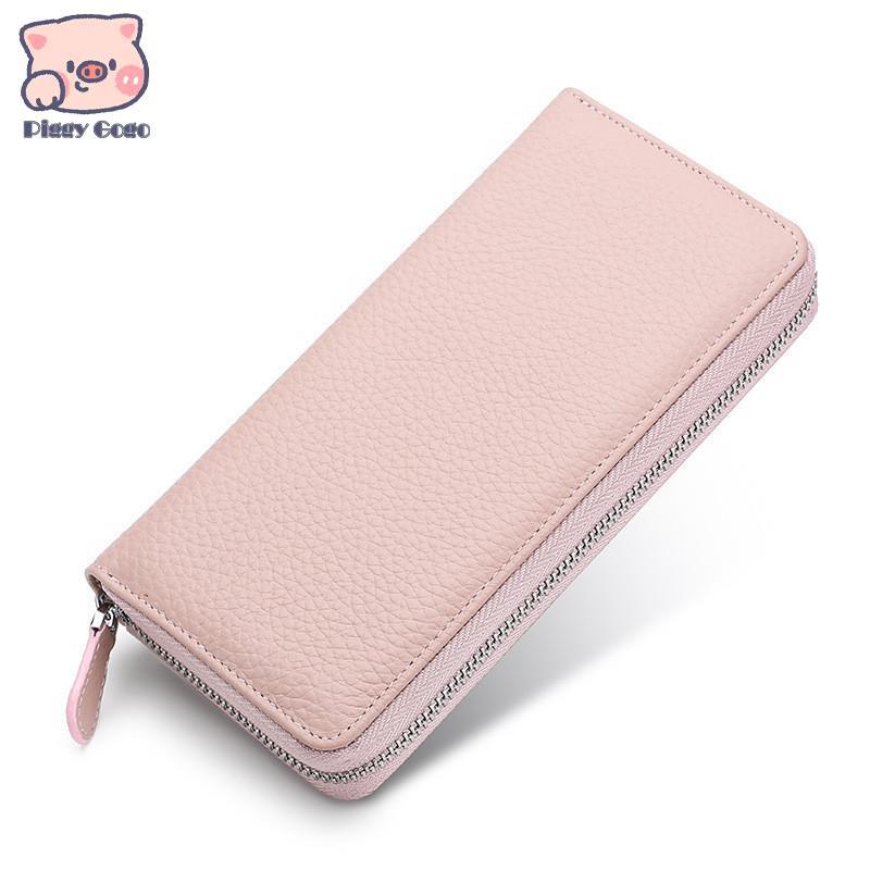 長財布 レディース 財布 本革 スキミング防止 小銭入れ カード入れ ウォレット ラウンドファスナー 使いやすい 多機能 大容量 高級感 プレゼント | ブランド登録なし | 01