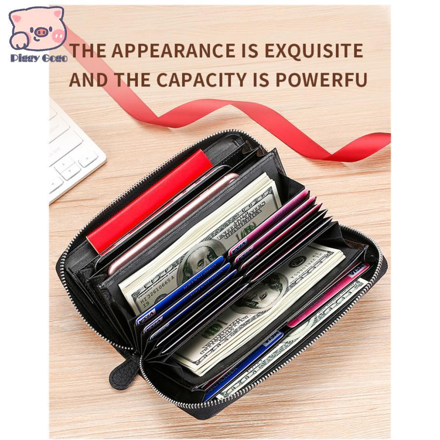 長財布 レディース 財布 本革 スキミング防止 小銭入れ カード入れ ウォレット ラウンドファスナー 使いやすい 多機能 大容量 高級感 プレゼント | ブランド登録なし | 08