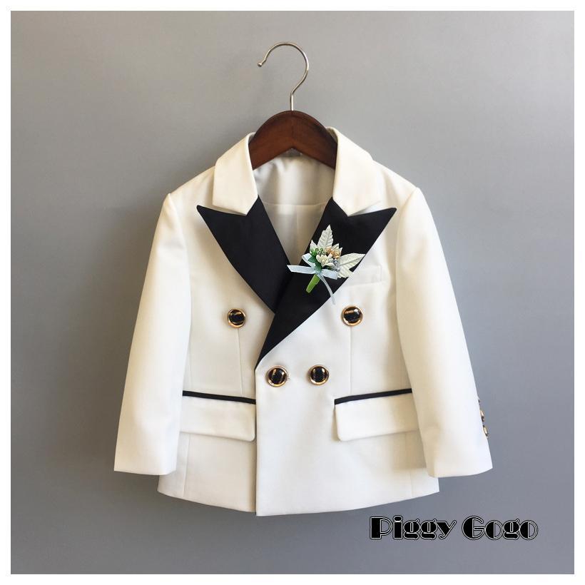 値下げ【バーバリー】キッズスーツ+白シャツ（6〜8歳くらい）卒園式、入学式に DECORA PINKY'S 卒業式 スーツ 女の子 小学生 140 150 160 165