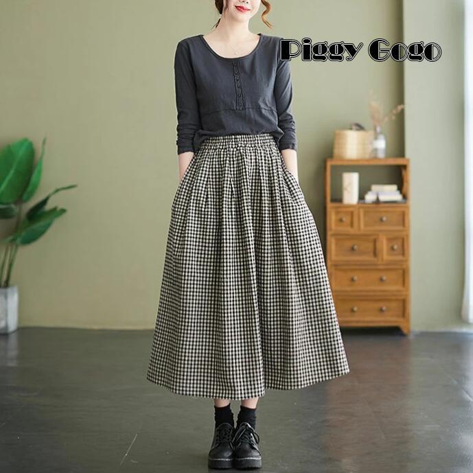 【ZOY美品】ゴルフ推奨❗️軽量シアーサッカーギンガムチェックスカート セール】ギンガムチェック プルオン スカート【adidas Golf