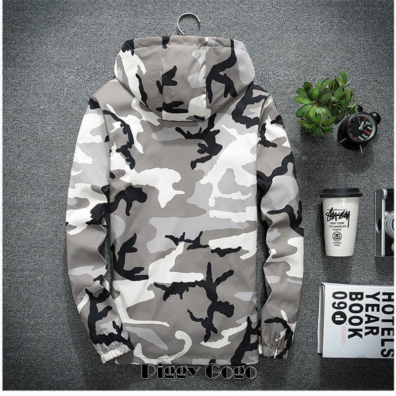 SAYSKY 迷彩柄ウィンドブレーカー XS 迷彩柄 マウンテンパーカー