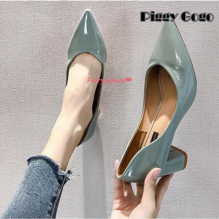 ほぼ未使用　レペット　Sofie Pumpsポインテッドトゥエナメルパンプス パンプス ポインテッドトゥ シューズ レディース 春夏 太め