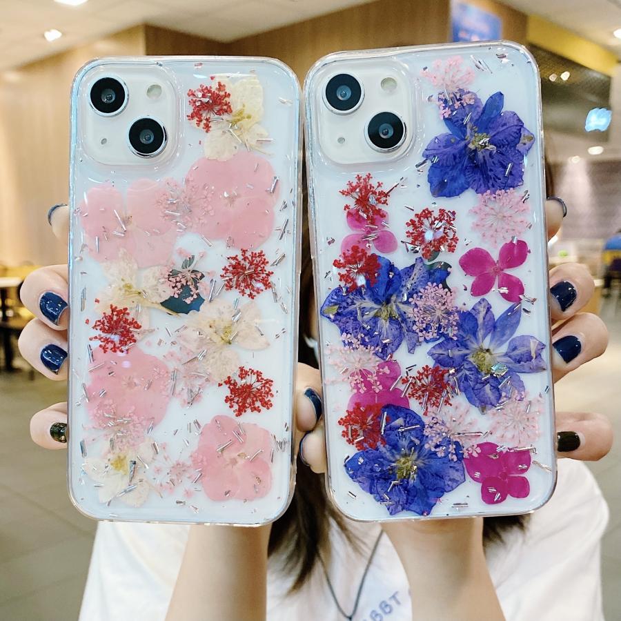 iPhone XR iPhone8 ケース iPhone 11 Pro ケース iPhone XS ケース 押し花ケース ハンドメイド ドライフラワー iPhone11 Pro Max ケース｜piggygogo｜06