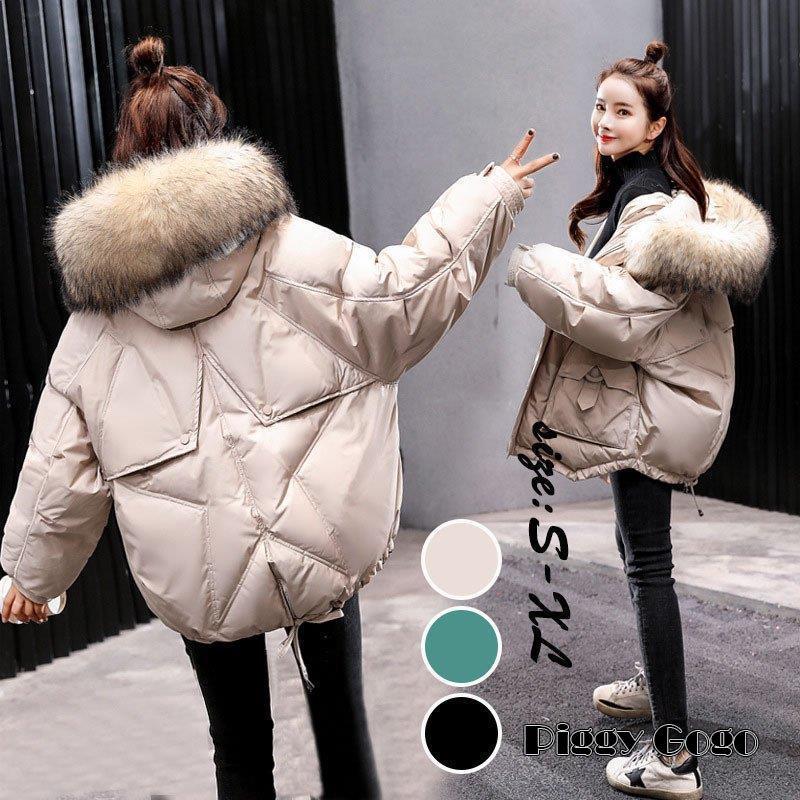 超美品✨PGGのアウター 中綿コート レディース ミニ丈コート 冬服 綿入れ フード付き ダウン