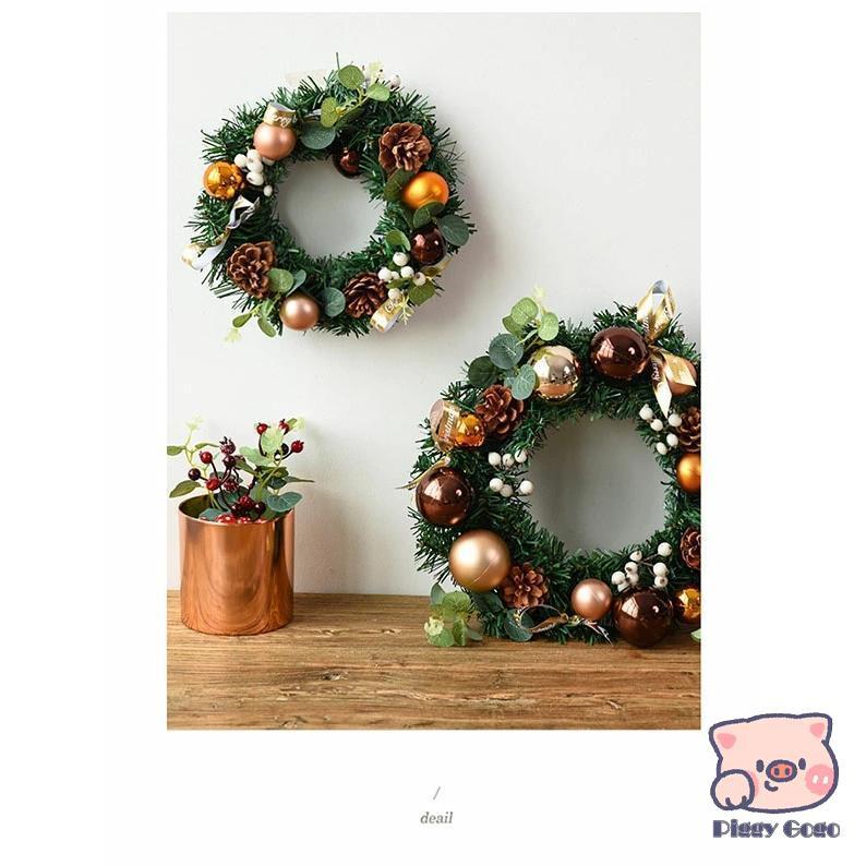 クリスマスリース 25*25cm 壁掛け 北欧 玄関 ナチュラル クリスマスリース 25*25cm 壁掛け 北欧 玄関 ナチュラル