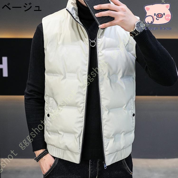 ダウンベスト メンズ 立ち襟 ジャケット カジュアル 防寒 防風 ダウンベスト メンズ 立ち襟 ジャケット カジュアル 防寒 防風