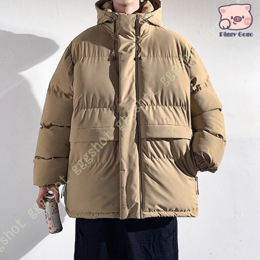 ポケット付き ショート 中綿入れ ダウンジャケット メンズ 厚手 中綿 ダウンコート ジャケット ブルゾン 立ち襟 中綿ダウン 秋冬コート 防寒 防風 暖かい ポケット付き ショート 中綿入れ ダウンジャケット メンズ 厚手 中綿