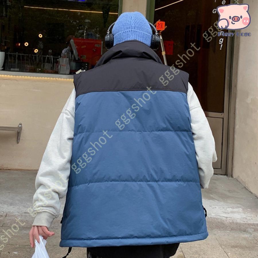 メンズ ダウンジャケット ショート丈 ダウンコート ベスト バイ