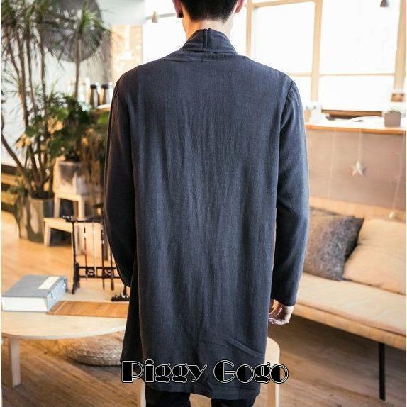 ロングカーディガン ロングジャケット トッパーカーディガン