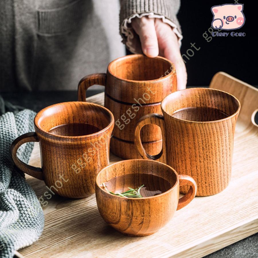 コーヒーカップ型木製装飾品