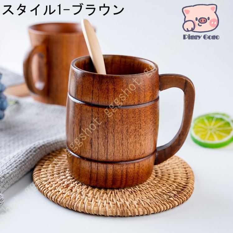 マグカップ 木製 コップ カップ 漆塗り ナチュラル かわいい シンプル ティーカップ コーヒーカップ 天然木製 おしゃれ マグカップ カップ コップ｜piggygogo｜03