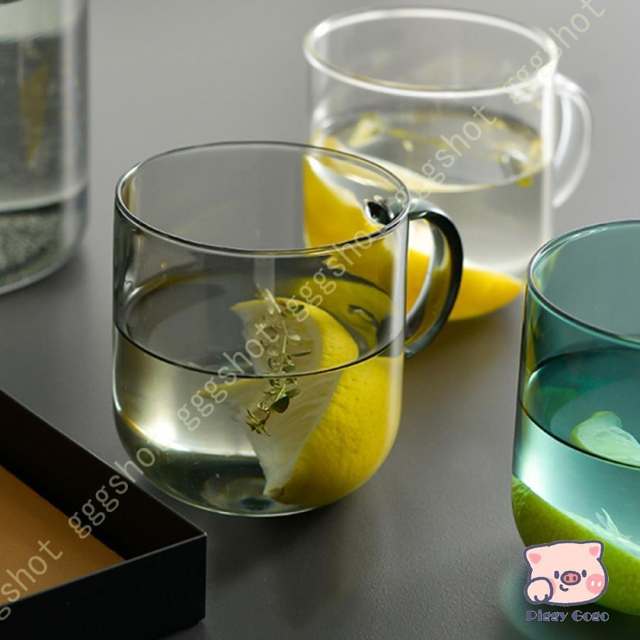 マグ 耐熱ガラス ホットドリンク ミルクガラス グラス マグカップ 350cc 飲食店 グラス かわいい 可愛い コップ カップ 耐熱ガラス 北欧 おしゃれ シンプル｜piggygogo｜11