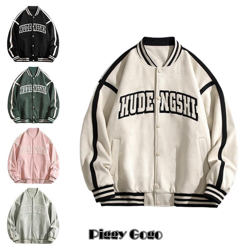 タジャン メンズ スタジアムジャンパー ジャケット PU革袖 パッチ