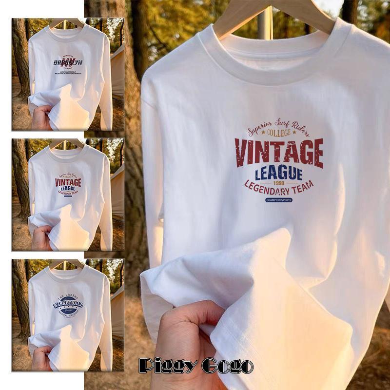 Tシャツ メンズ 長袖 おしゃれ 白Tシャツ ロンT T-shirt スポーツ 長袖