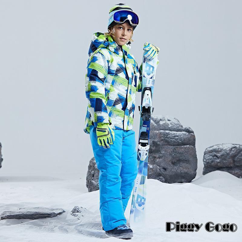 キッズ スキーウェア 子供 ジュニア スノボウエア 上下セット