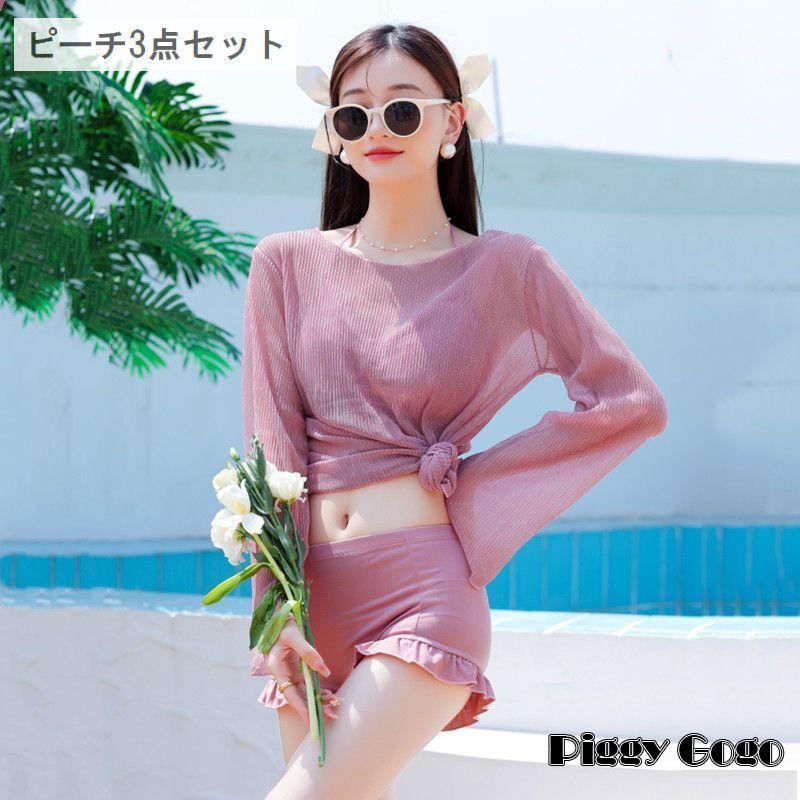 水着 ビキニ シアートップス 3点セット レディース スイムウェア