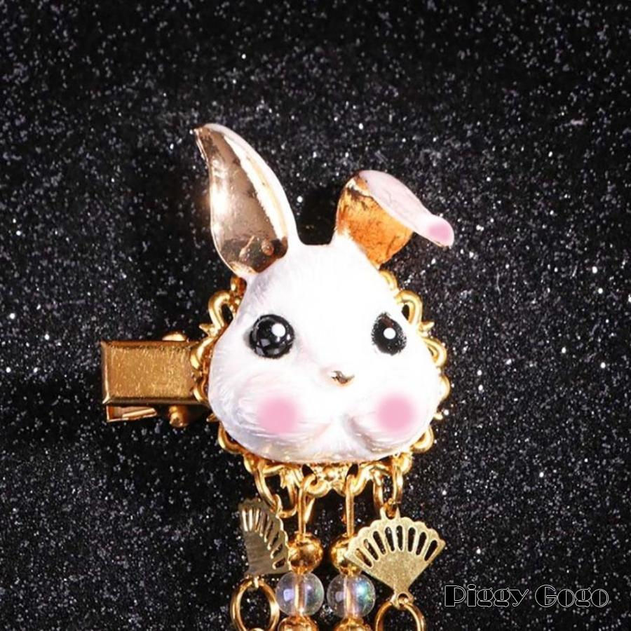 コスプレ パーティー ヘアアクセサリー 2個セット兎 ウサギ