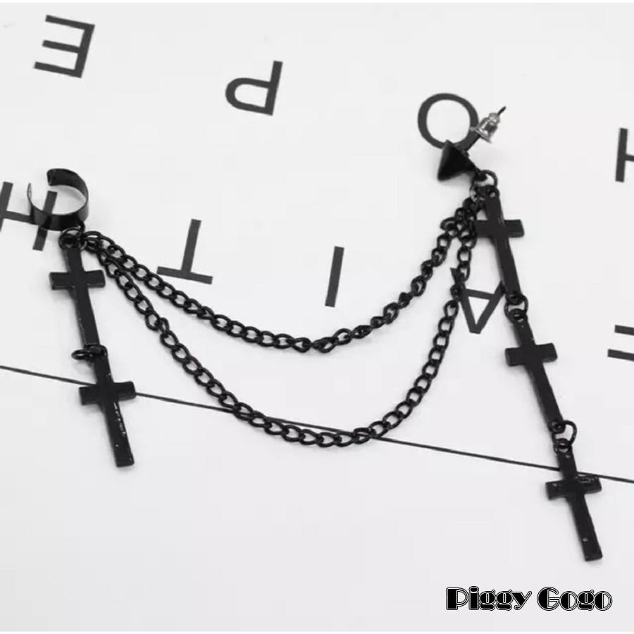 vamprose クロスピアス　BLACK LILITH CROSS PIERCE【BLACK】 | HYDE