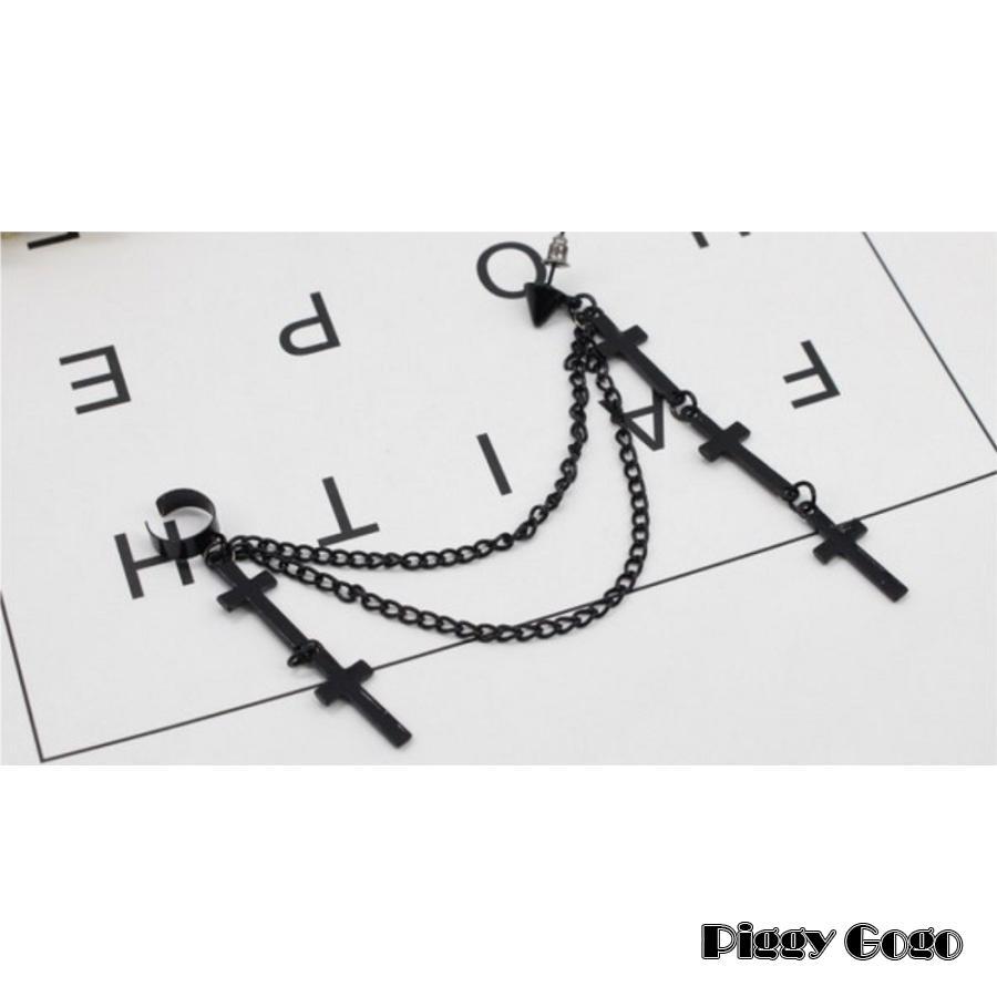 vamprose クロスピアス　BLACK LILITH CROSS PIERCE【BLACK】 | HYDE