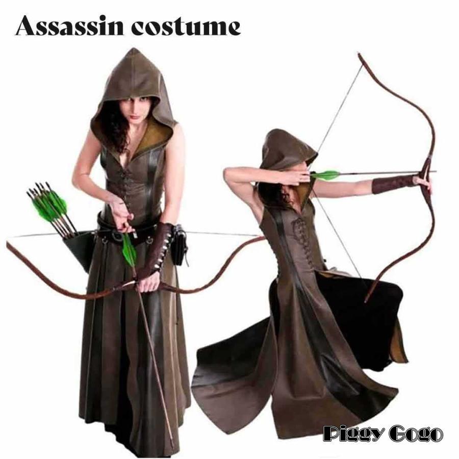 中世アーチャーコスチューム 弓矢は付属しません 中世アーチャーコスチューム 弓矢は付属しません