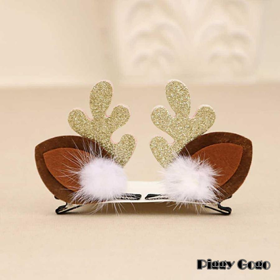 サンタさん トナカイ ベビーヘアクリップ ヘアピン ヘアゴム ヘアアクセサリー サンタさん トナカイ ベビーヘアクリップ ヘアピン ヘアゴム