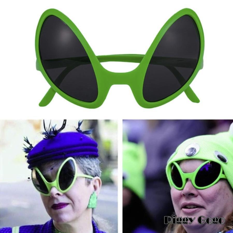 コスプレ パーティー サングラス エイリアン グリーン メガネ 眼鏡