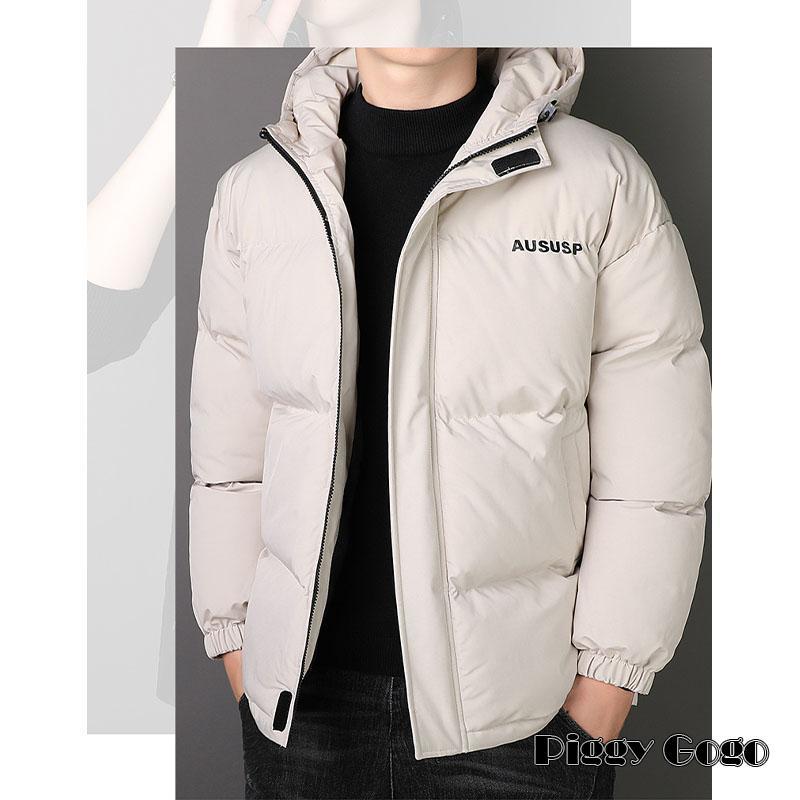 S.O.S. フード付きジャケット ホワイト/ベージュ 8（eight） ナイロンジャケット フードナイロンテックウェア