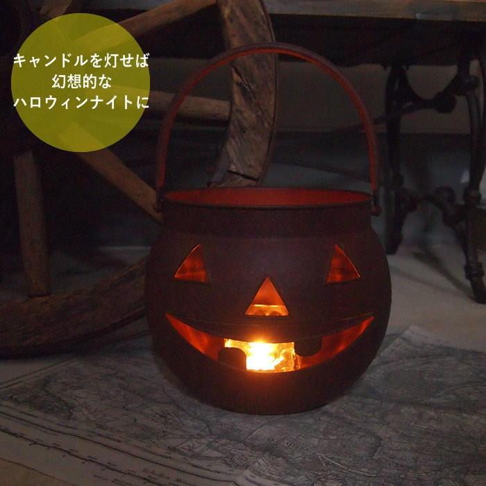 即出荷 ハロウィン パンプキンバスケット L かぼちゃ 飾り