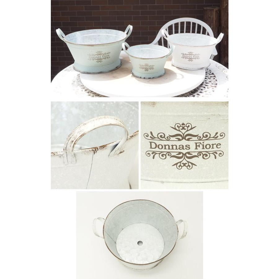 フランスアンティーク 鋳鉄製 白いプランター ガーデニング インテリア