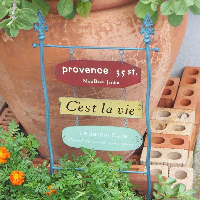 ガーデニング オーナメント アイアン おしゃれ ガーデンピック