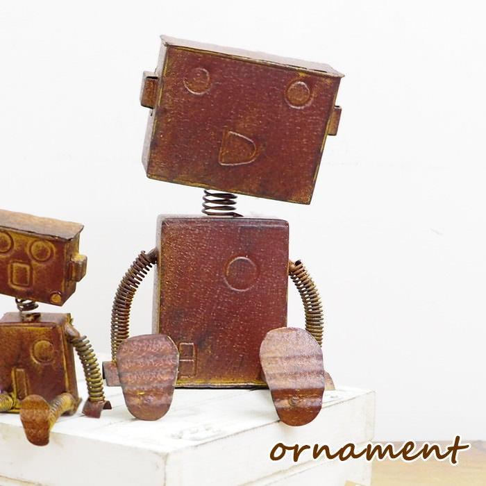 置物 雑貨 おしゃれ ブリキ ガーデン オブジェ 庭 ロボット 玄関