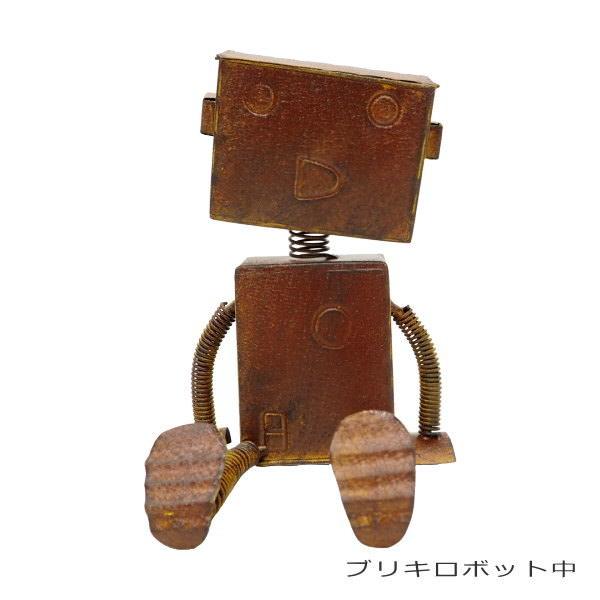 即出荷 置物 雑貨 おしゃれ ブリキ ガーデン オブジェ 庭 ロボット 玄関 かわいい アンティーク風｜piglet｜09