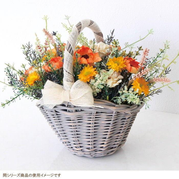 かご バスケット 収納 ハンドル付き おしゃれ ウィロー 柳 編みかご